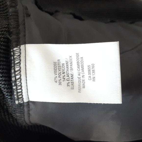 Reitman's Grey Patterned Dress Pants - 12 Petite - Picture 8 of 9